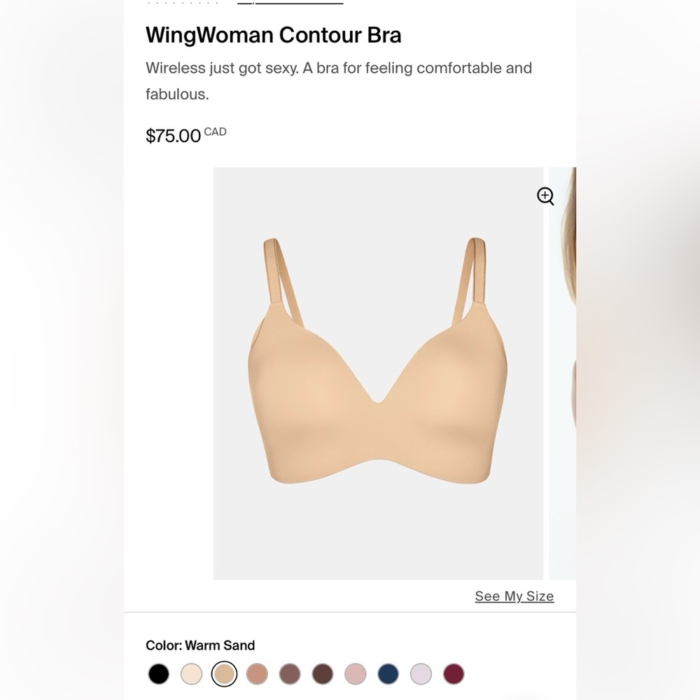 Knix WingWoman Contour Bra Size 0 - Picture 4 of 9